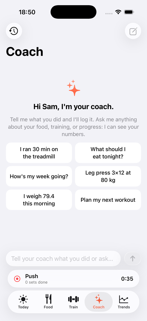 Coach chat